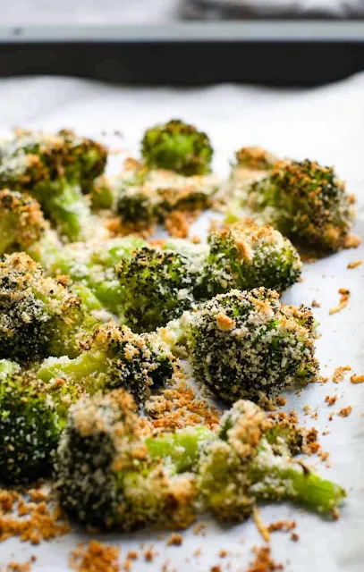 Garlic roasted broccoli photo
