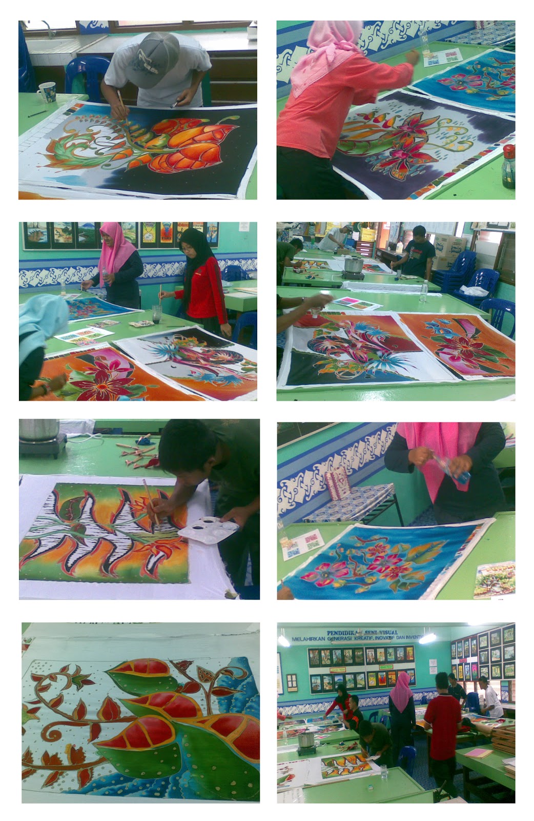  Projek KRSV SPM Batik Hiasan Dinding 