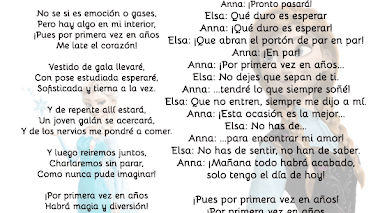 Canción frozen por primera vez en años letra