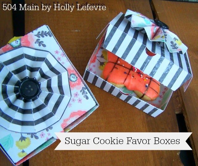 sugar cookie favor boxes from 504 main