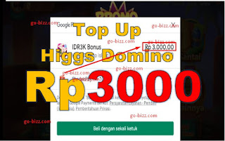 Top Up Higgs Domino 3000