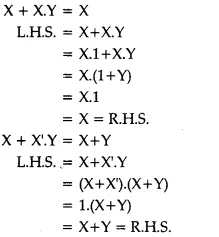 Solutions Class 12 Computer Science (Python) Chapter -8 (Boolean Alegbra)