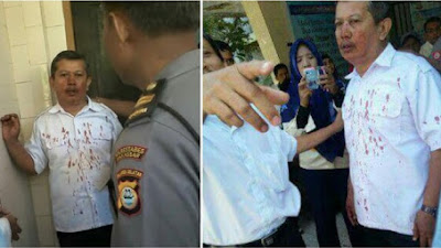 Ayah & Anak yg Terlibat Pemukulan Guru SMKN 2 Makassar Ditahan Polisi
