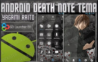 Download Theme Death Note Kira Light Yagami Untuk Android