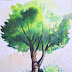 2How to draw a tree with watercolor step by step 