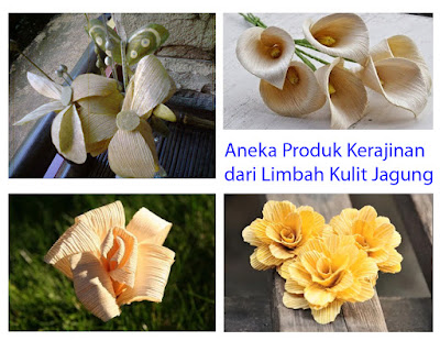 Produk Kerajinan Limbah Kulit Jagung