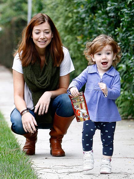 Alyson Hannigan was spotted with her daughter on Thursday having fun and 