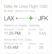 . arrival and departure times so you can quickly see when your loved ones . (flight status quick answer)