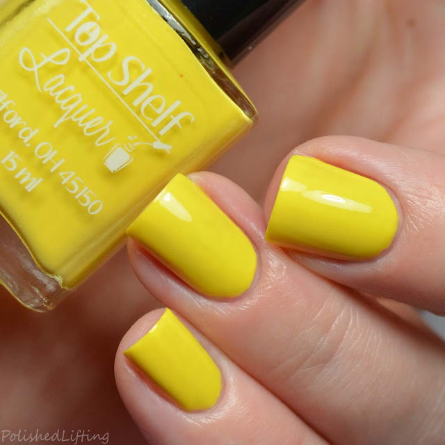 yellow creme nail polish