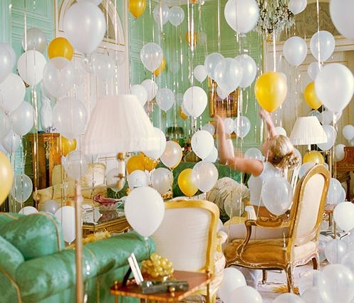 bridal shower balloon decor registry