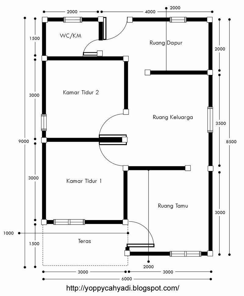 Keren Modifikasi Rumah Type 36