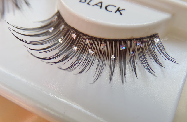 glitter strip lashes