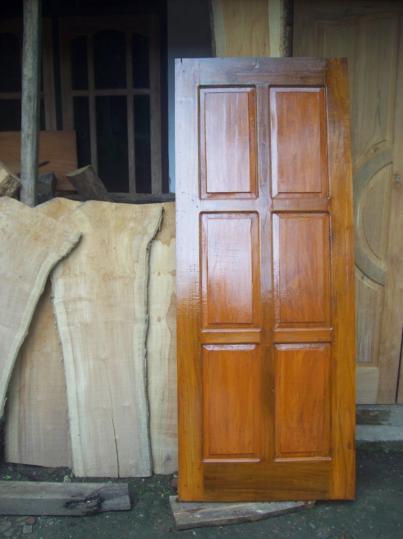 20+ Pintu Kayu Bercermin