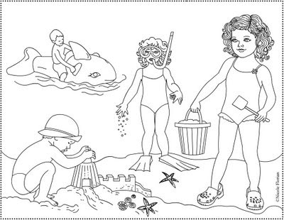 Summer Coloring Pages