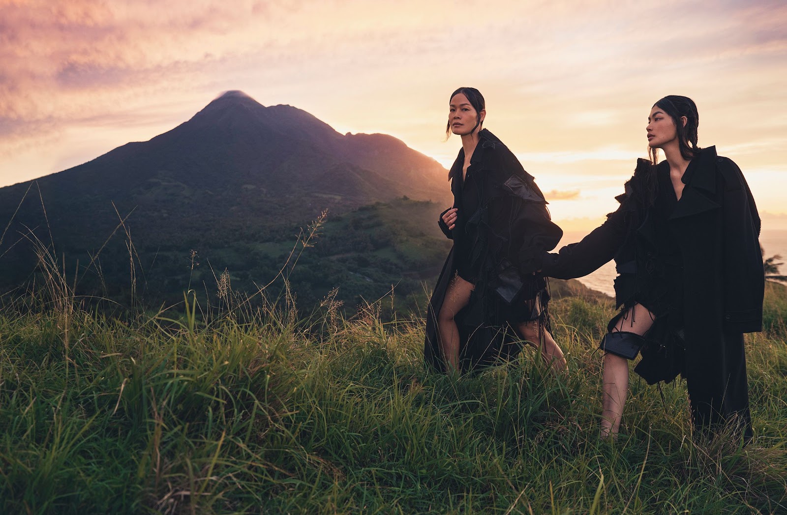 Jo Ann Bitagcol, Lukresia & Rina Fukushi in Vogue Philippines September 2023 by Sharif Hamza