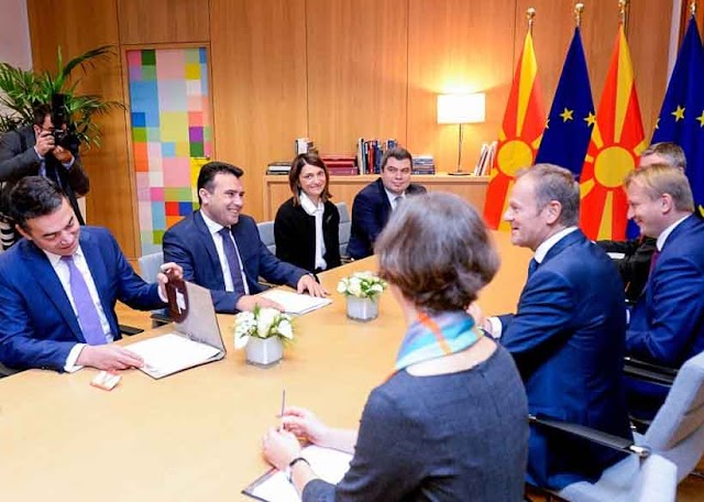 Zaev - Tusk: Wenn Mazedonien in diesem Tempo fortfährt, kann verlorene Zeit für EU-Integration gut gemacht werden