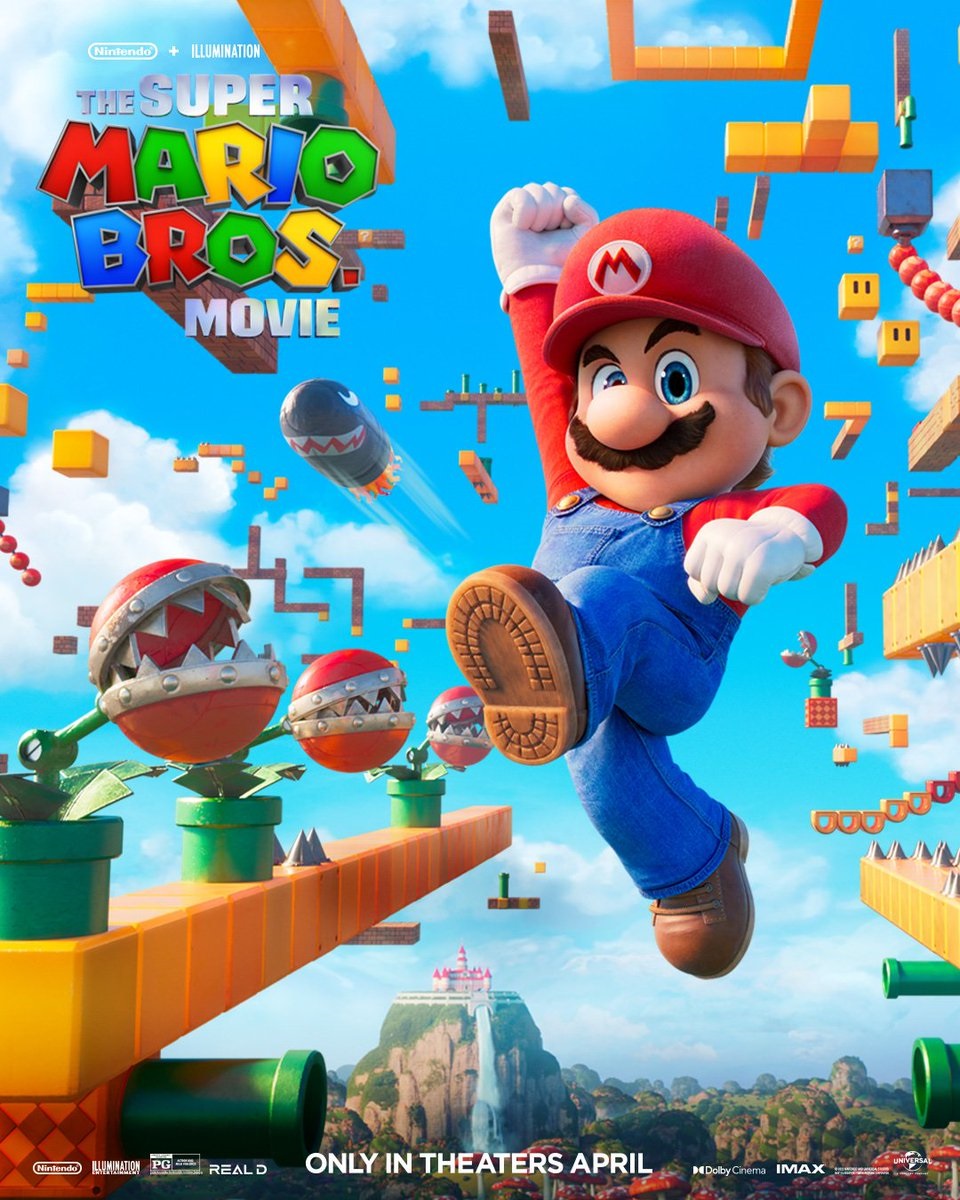 poster oficial do Super Mario Bros o filme usa as mesmas poses do jogo. :  r/NintendoBrasil