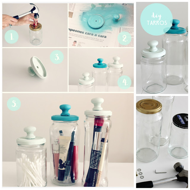 cómo personalizar frascos de vidrio