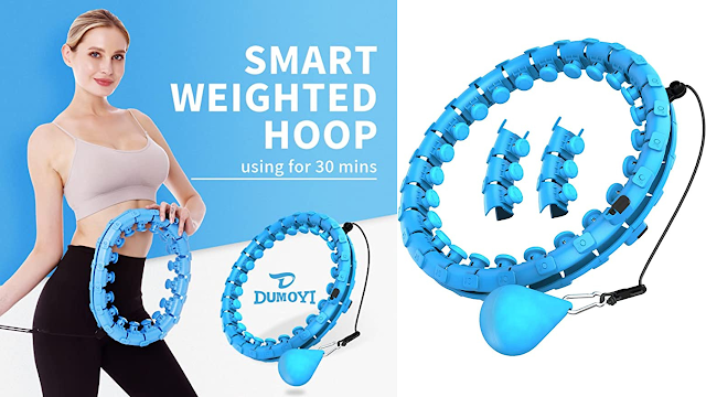 Dumoyi Smart Weighted Fit Hoop for Adults Weight Loss