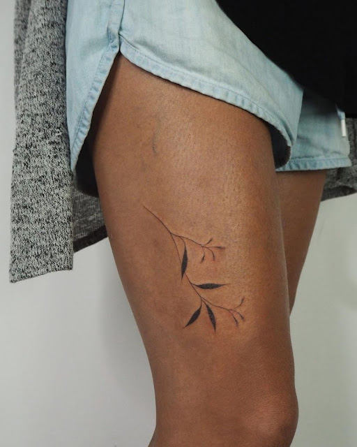 Tatuagens femininas - 70 ideias para fazer nas coxas