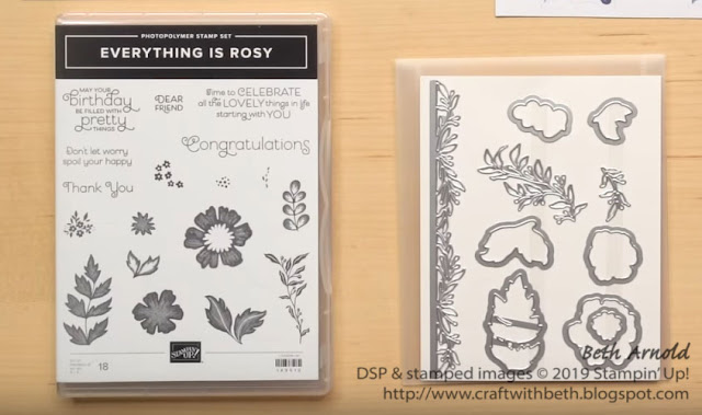 Craft with Beth: Stampin' Up! Everything is Rosy Kit Stamp Set and Dies