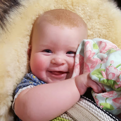 My friend's baby Una with a massive grin