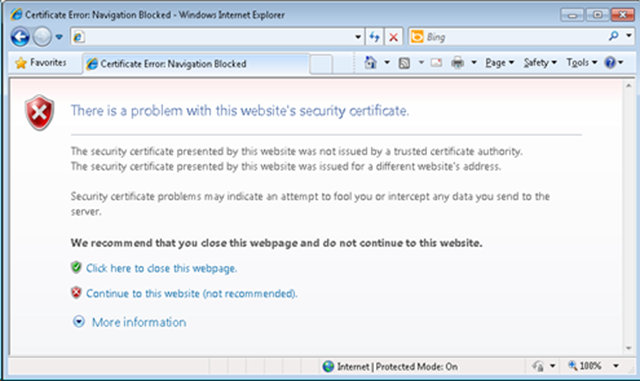 vCenter Operations Manager - certificate warning