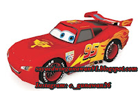 Papercraft Lightning Mcqueen (Cars 2)