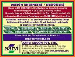 Aarvi Encon Pvt Ltd.Qatar  Jobs