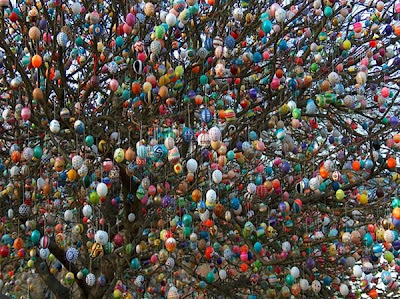 easter egg tree decorations