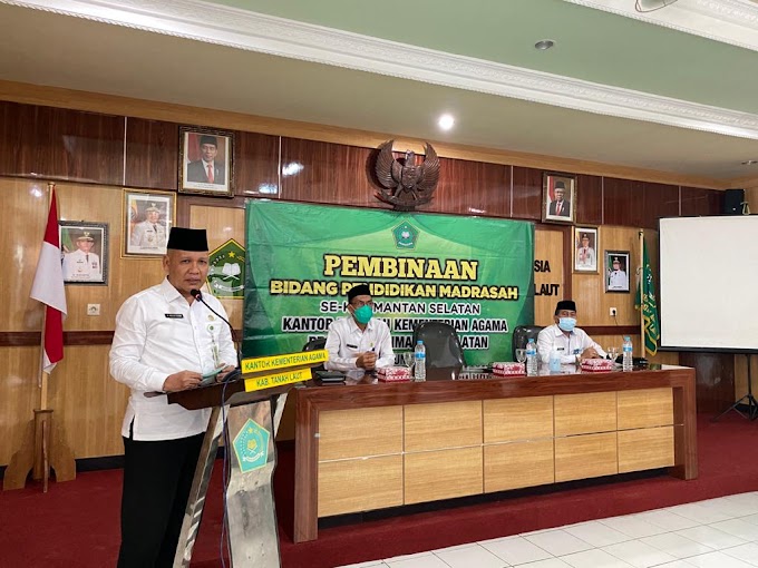 Ka.Kanwil Harapkan Madrasah Terapkan Sistem Pembayaran Non Tunai