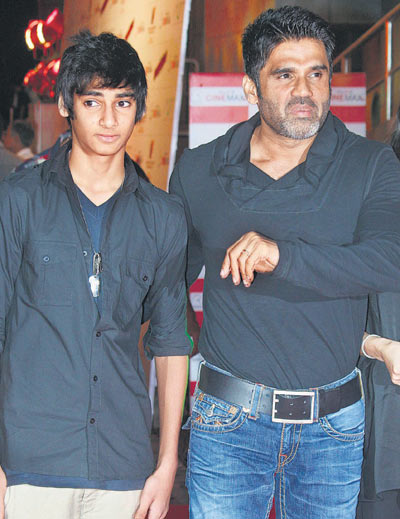 Sunil Shetty's son