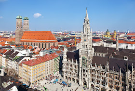 The inner city of Munich, Germany