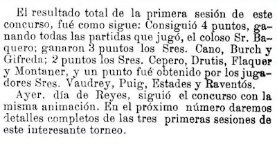 Recorte de Los Deportes, 7/1/1905