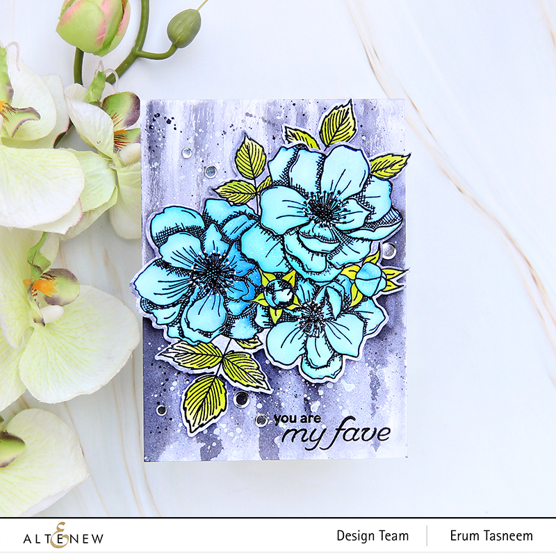 Altenew Fairy Tale Florals Stamp Set | Erum Tasneem | @pr0digy0