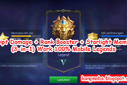 Update! Script Damage + Rank Booster + Starlight Member (3-In-1) Work 100% Mobile Legends