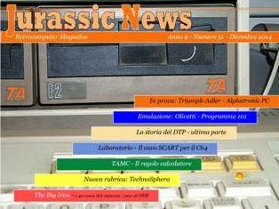 Jurassic News. Retrocomputer magazine 51 - Dicembre 2014 | TRUE PDF | Bimestrale | Computer | Programmazione
Siamo un gruppo di amici appassionati di retro computing che hanno deciso di dare vita a questa iniziativa di recupero e conservazione della memoria storica che riguarda il mondo dell'informatica personale nel periodo 1980-2000 circa.
L'idea iniziale era quella di realizzare un sito dedicato all'argomento dei retro computer ma poi ci siamo resi conto che ce ne sono già tanti e ben curati. Abbiamo deciso quindi di fare qualcosa di diverso rispetto alla classica collezione o museo virtuale, qualcosa che mancava in Italia: una vera rivista dedicata al nostro hobby e di curare un sito Web principalmente come supporto all'iniziativa stessa.
Tullio, Salvatore, Bes, Lorenzo e Sonicher costituiscono il nucleo centrale dell'iniziativa e la prima redazione costituitasi nel settembre 2005 che è riuscita a far uscire il primo numero dopo pochi mesi: nel gennaio 2006, proseguendo poi su una strada di costante miglioramento, grazie anche alle persone che hanno supportato l'iniziativa e ci hanno fatto giungere suggerimenti e critiche costruttive.
Si sono aggiunti con il tempo altri collaboratori come Maurizio, Alberta, Gianni e qualche altro che ha partecipato sporadicamente alla stesura di qualche articolo. Non va dimenticata Anna, il nostro designer, che costantemente suggerisce modifice all'impaginazione e alla realizzazione pratica del periodico.
La nostra redazione è del tutto virtuale e ci incontriamo raramente di persona ma il nostro spazio virtuale di collaborazione è come fosse una redazione vera: si fanno discussioni, proposte, si suggeriscono nuovi argomenti, si correggono articoli o si collabora a più mani alla stesura di un pezzo; ci si divide il lavoro da fare e qualche volta anche si litiga... fa parte della vita.
L'impegno richiesto per la realizzazione del periodico è molto grande e il tempo disponibile a ciascuno per forza di cose è limitato, ma l'entusiasmo iniziale e gli apprezzamenti giuntici soddisfano il nostro orgoglio. La situazione in Italia, dove l'hobby del retro computing è molto limitato, non permette la realizzazione del nostro sogno iniziale: quello di fare una vera rivista cartacea, come in altri paesi viene fatto. Almeno per ora abbiamo abbandonato questa idea per continuare sulla strata del periodico virtuale, seppur pronto per la stampa, e relativa distribuzione su Web.
Buon retro computing a tutti!