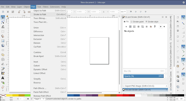 Cara Mengatasi Ikon Menu Inkscape Yang Hilang (Tidak Terlihat)