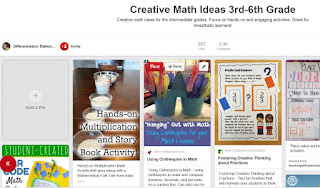 https://www.pinterest.com/LSSchachter/creative-math-ideas-3rd-6th-grade/