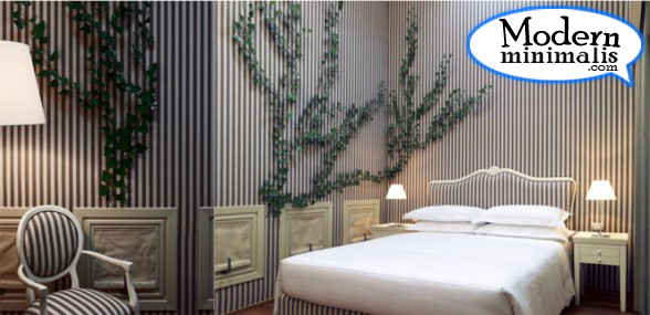 Stripe Vines Room Milan Hotel Fairy Tale Ideas
