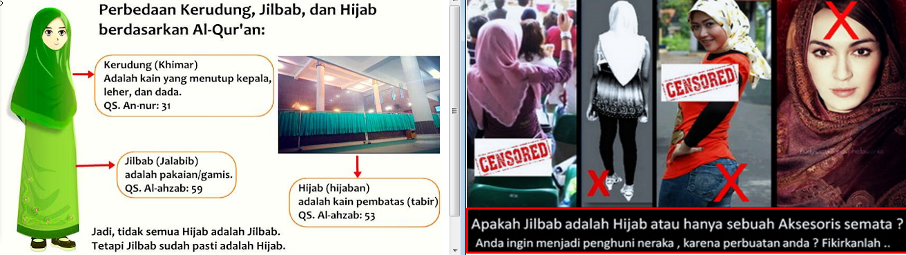 Perbedaan Antara Hijab, Jilbab, Kerudung dan Khimar 