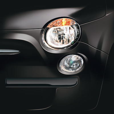 The headlights of the new Fiat 500 are a particularly neat design feature