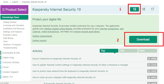 تحميل برنامج ومميزات Kaspersky Internet Security 2020