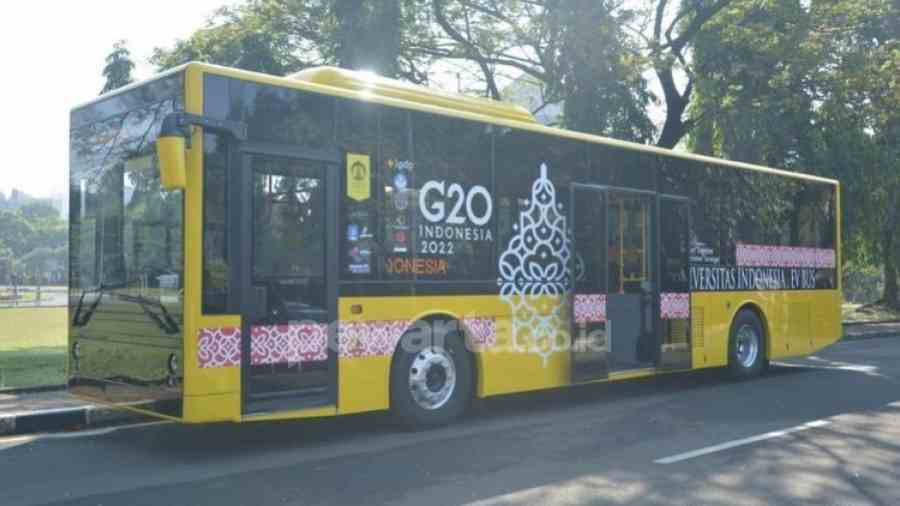 UI Sumbang 2 Unit Bus Listrik untuk Dukung KTT G20 Bali 2022