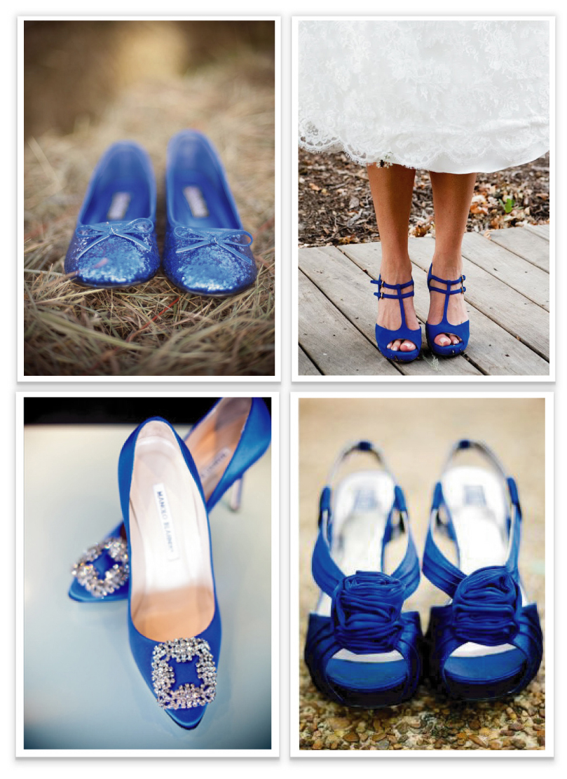 images of blue wedding shoes