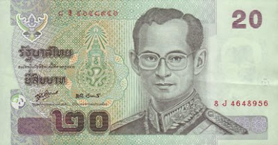 P109 20 Baht obv sig80 2008