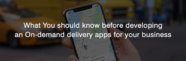 on demand delivery app