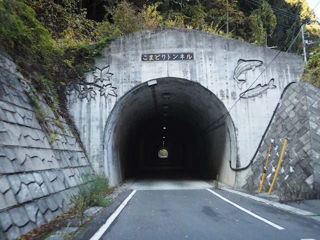 奥秩父もみじ湖　こまどりトンネル