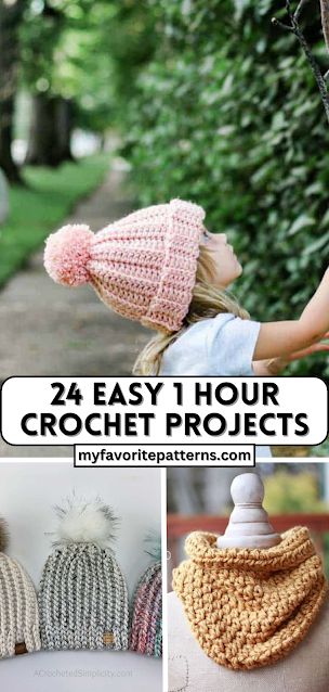1 Hour Easy Child's Crochet Hat Pattern