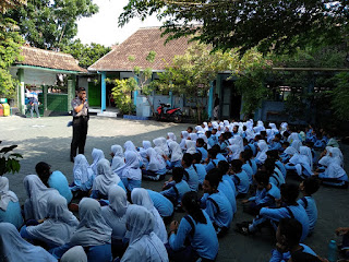 Kanit Binmas Berikan Pembinaan dan Penyuluhan Kepada Para Siswa Sekolah Dasar